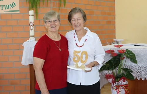 Irmã Nelcy Teresinha Zwirtes celebra 50 anos de vida consagrada