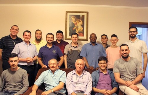 Confraternização com os seminaristas da Diocese de Caxias do Sul